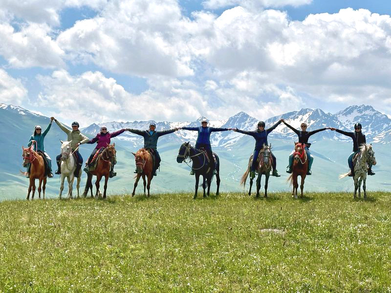 Randonnée à cheval vallée de Suusamyr Kirghizistan